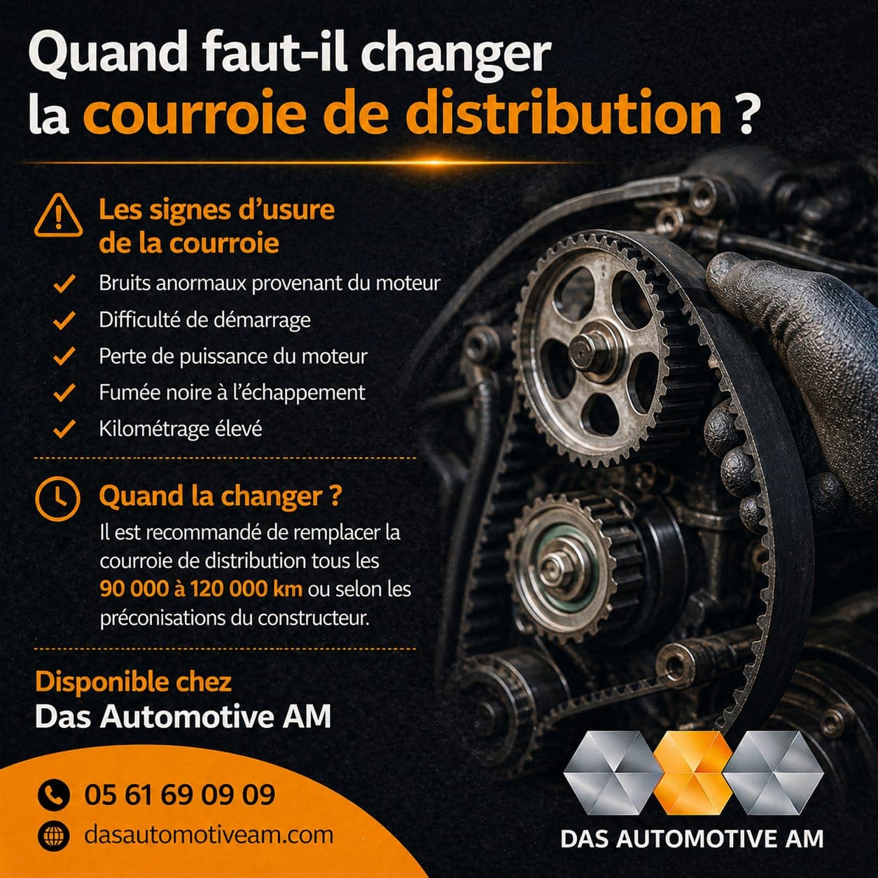 Courroie de distribution – Quand la remplacer ?